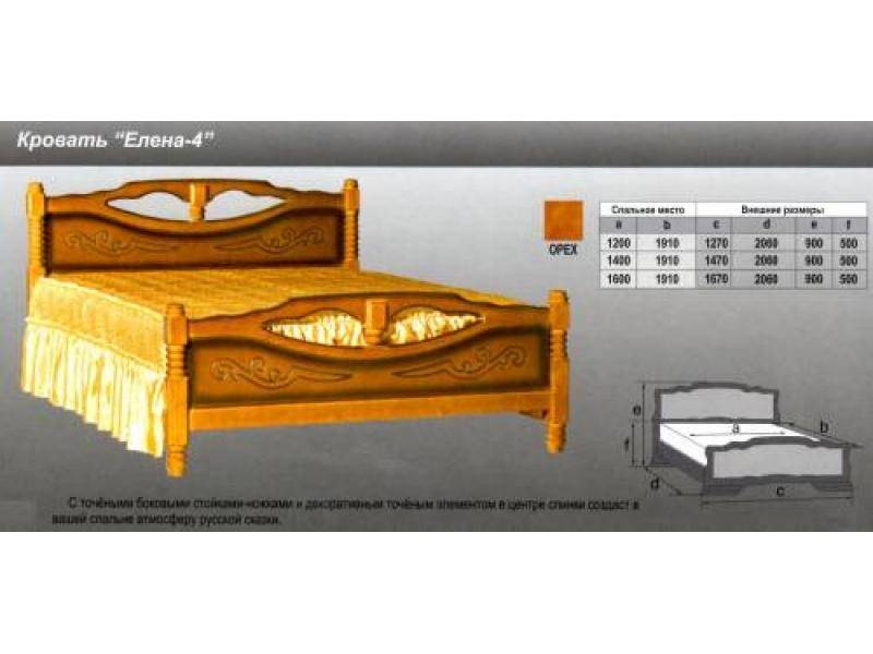кровать елена 4 в Набережных Челнах