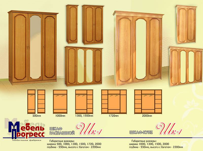 шкаф-купе «шк-1» в Набережных Челнах