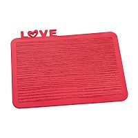 разделочная доска happy board love, красная в Набережных Челнах