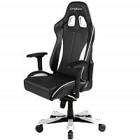 кресло геймерское dxracer king ks57 черно-белое в Набережных Челнах