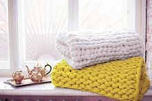 плед нежность жёлтый малый в Набережных Челнах