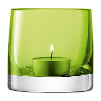подсвечник стеклянный зеленый лайм для чайной свечи light colour, 8,5 см в Набережных Челнах
