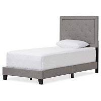 кровать paris linen upholstered gray 90х200 в Набережных Челнах