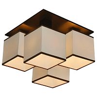 потолочная люстра arte lamp quadro a4402pl-4bk в Набережных Челнах