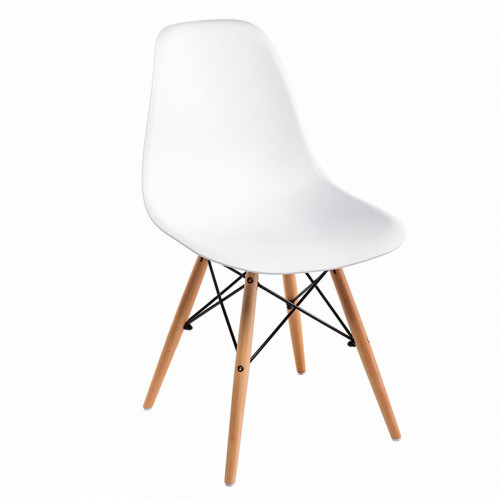 стул деревянный eames pc-015 white в Набережных Челнах