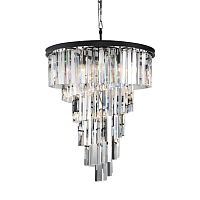 люстра helix clear от delight collection прозрачная/черная в Набережных Челнах