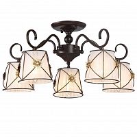 потолочная люстра arte lamp 72 a5495pl-5br в Набережных Челнах