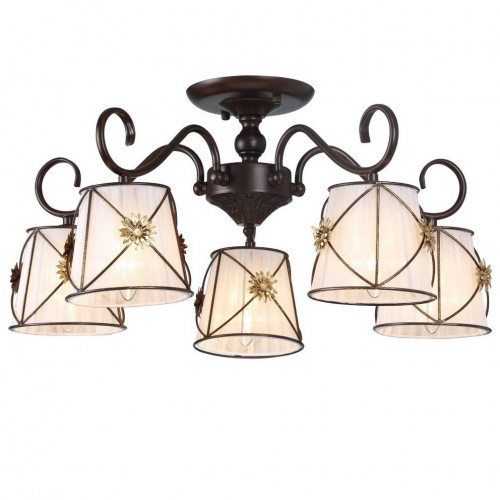 потолочная люстра arte lamp 72 a5495pl-5br в Набережных Челнах