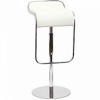 барный стул lem style piston stool белая кожа в Набережных Челнах