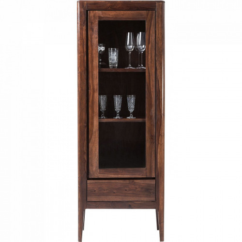 шкаф-витрина brooklyn walnut коричневый 65x40 в Набережных Челнах