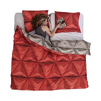 постельное белье оригами красный (200*220) в Набережных Челнах