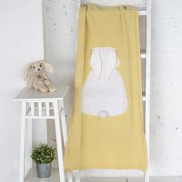 плед зайка 60*90 св.желтый+белый в Набережных Челнах