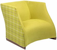 кресло vivienne armchair yellow checkerboard в Набережных Челнах