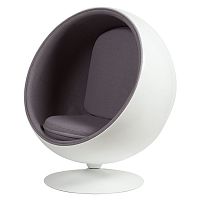 кресло eero ball chair серое в Набережных Челнах