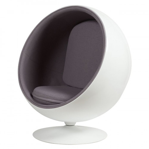 кресло eero ball chair серое в Набережных Челнах