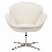 кресло swan chair кремовое в Набережных Челнах