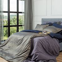 комплект постельного белья decoflux сатин 1.5 спальный twist dark в Набережных Челнах