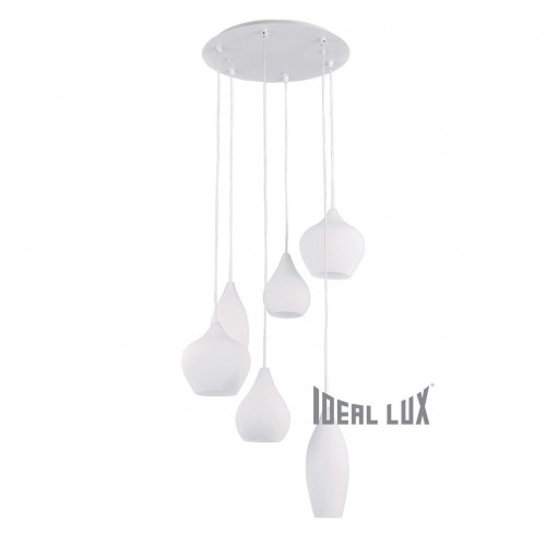 подвесная люстра ideal lux soft sp6 bianco в Набережных Челнах