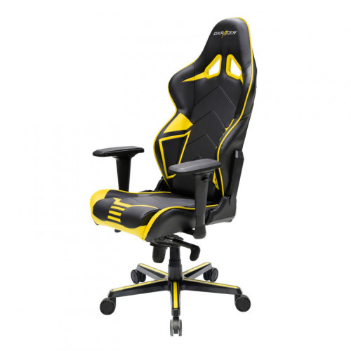 кресло геймерское dxracer racing rv131 черно-желтое в Набережных Челнах