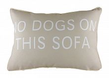 подушка с надписью no dogs on this sofa в Набережных Челнах