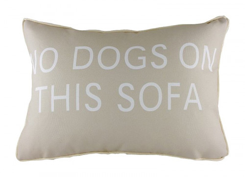 подушка с надписью no dogs on this sofa в Набережных Челнах