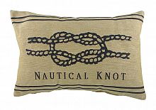 подушка с морским узлом nautical knot natural в Набережных Челнах