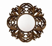 зеркало круглое большое в резной раме round leaf в Набережных Челнах