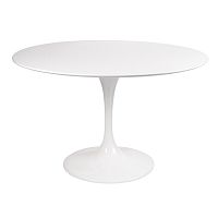 стол eero saarinen style tulip table mdf d110 глянцевый белый в Набережных Челнах