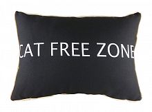 подушка с надписью cat free zone в Набережных Челнах