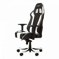 кресло геймерское dxracer king ks06 черно-белое в Набережных Челнах