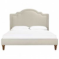 кровать двуспальная 160х200 бежевая cassis upholstered в Набережных Челнах