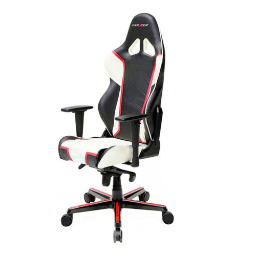 кресло геймерское dxracer racing черно-бело-красное в Набережных Челнах