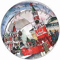 тарелка сувенирная спасская башня в Набережных Челнах
