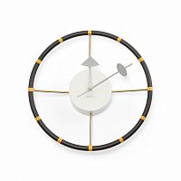 часы steering wheel настенные черный+желтый/black+yellow в Набережных Челнах