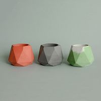подсвечник из бетона под мрамор eco линту, 6 см в Набережных Челнах