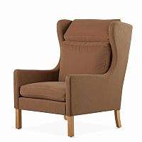 кресло wingback коричневый в Набережных Челнах