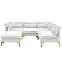 диван zara sectional угловой белый в Набережных Челнах