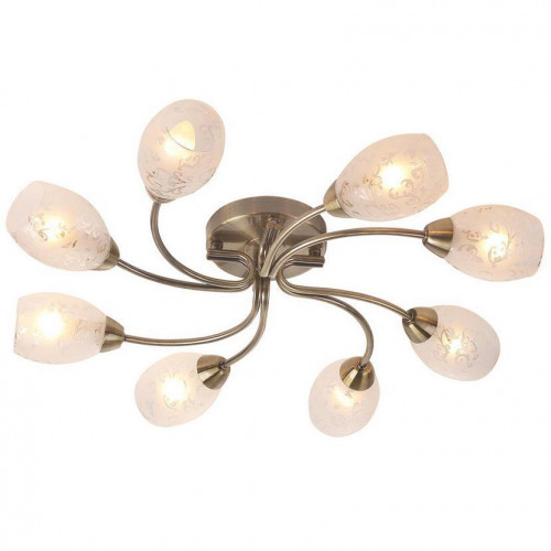 потолочная люстра idlamp carmina 201/8pf-oldbronze в Набережных Челнах