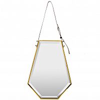 зеркало на ремне золотое шестиугольное 50х67 см в Набережных Челнах