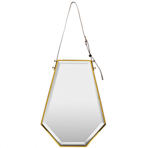 зеркало на ремне золотое шестиугольное 50х67 см в Набережных Челнах