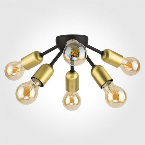 потолочная люстра tk lighting 1467 estrella black в Набережных Челнах