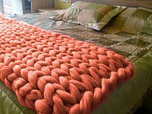 плед нежность коралловый малый в Набережных Челнах