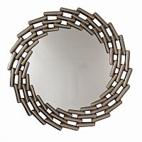 зеркало большое круглое в витой раме silver leaf в Набережных Челнах