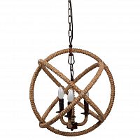 люстра foucault's orb rustic iron бежевая, коричневая в Набережных Челнах