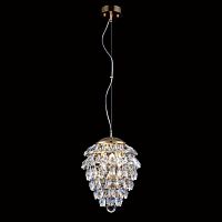 подвесной светильник crystal lux charme sp3+3 led gold/transparent в Набережных Челнах