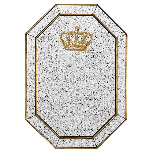 зеркало состаренное восьмиугольное с короной crown в Набережных Челнах