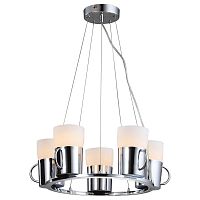 подвесная люстра arte lamp brooklyn a9484sp-5cc хром в Набережных Челнах