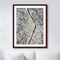 картина: winter road view в Набережных Челнах