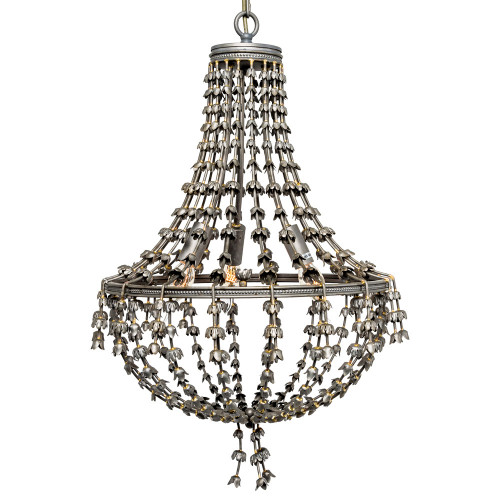 люстра «адела» темное серебро с золотистыми деталями в Набережных Челнах
