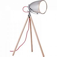 лампа настольная chromatic tripod на деревянном штативе в Набережных Челнах